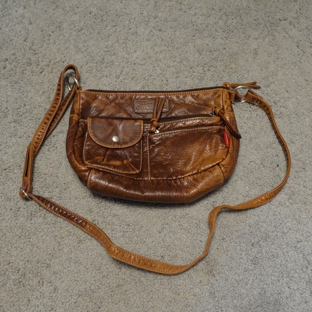 UNIONBAY Brown Faux Leather Purse